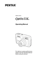 Pentax Optio 33L Manual Do Utilizador