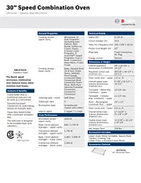 Bosch HBL5751UC Product Datasheet