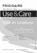 Frigidaire Air Conditioner Справочник Пользователя