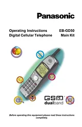 Panasonic EB-GD50 Manual Do Utilizador