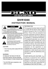 Elmo QNW4000 Instruction Manual