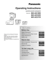 Panasonic MX AC300 Manual Do Utilizador