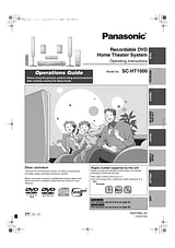 Panasonic SC-HT1000 Справочник Пользователя