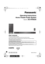 Panasonic SC-HTB520 ユーザーズマニュアル