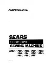 Sears 17840 Manuale Utente