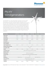 Phaesun Wind turbine 310125 310125 Scheda Tecnica