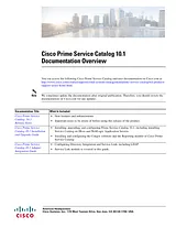 Cisco Cisco Prime Service Catalog 10.1 Documentation Roadmaps