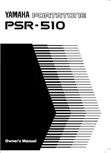 Yamaha PSR-510 Manuale Utente
