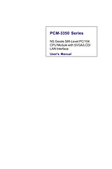 Advantech PCM-3350 Series User Manual