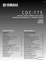Yamaha CDC-775 Manuel D’Utilisation