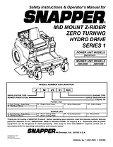 Snapper ZM2501KH Справочник Пользователя