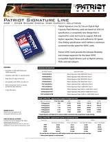 Patriot Memory 32GB SDHC PSF32GSDHC4 Leaflet