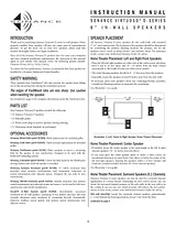 Sonance V834D User Manual