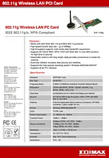 Edimax EW-7128g EW-7128G Leaflet