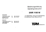 Albrecht SWR meter 30 4412 Manual Do Utilizador