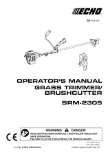Echo SRM-2305 Manual Do Utilizador