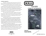Rolls CABLE CS1000 Manual Do Utilizador