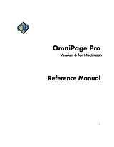 Nuance omnipage pro 6 Manuale
