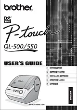 Brother QL-500 Manual Do Utilizador