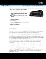 Sony str-da5500es Guida Specifiche