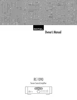 Rotel RC-1090 Manual De Usuario