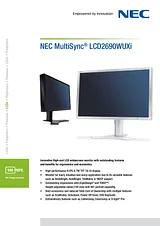 NEC LCD2690WUXi LCD2690WUXI Fascicule