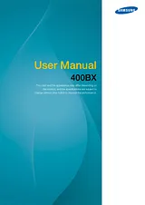 Samsung 400BX Manual Do Utilizador