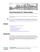 Cisco Cisco Prime Home 5.2 Release Notes