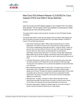 Cisco Cisco IOS Software Release 12.2(35)SE 집계 된 데이터
