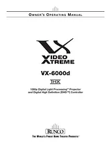 Runco VX-6000D Справочник Пользователя