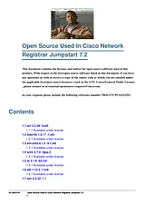 Cisco Cisco Network Registrar Jumpstart 7.2 Licensing Information
