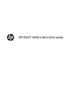 HP ENVY 4500 A9T80B#BHC Manual De Usuario