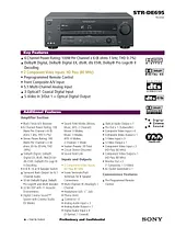 Sony STR-DE695 Guia De Especificação