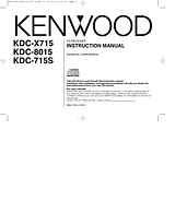 Kenwood KDC-X715 Manual Do Utilizador