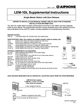 Aiphone LEM-1DL Manual Do Utilizador