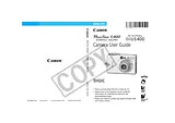 Canon PowerShot S400 Guía Del Usuario