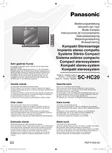 Panasonic SC-HC20 작동 가이드