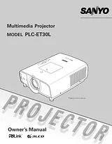 Sanyo PLC-ET30L PLCET30L Manual De Usuario