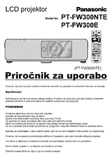 Panasonic PT-FW300NTE 작동 가이드