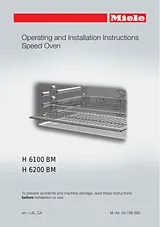 Miele H6200BM User Manual