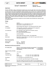 Lappkabel Grey 1027781 Data Sheet