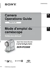 Sony DCR-PC330E 사용자 설명서