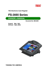 Toshiba FS-3600 Manual Do Utilizador