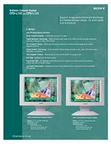 Sony CPD-L133 Guide De Spécification