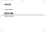 Denon DCM-290 Manuale Utente
