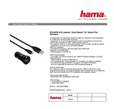 Hama 00108334 데이터 시트