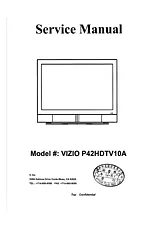 VIZIO P42HDTV10A Manual Do Utilizador