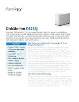 Synology DS213J DS213J/4TB Manuel D’Utilisation