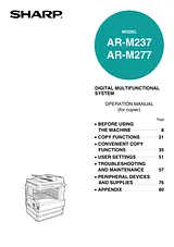 Sharp AR-M237 Manuel D’Utilisation