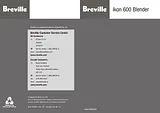 Breville BBL600XL Справочник Пользователя